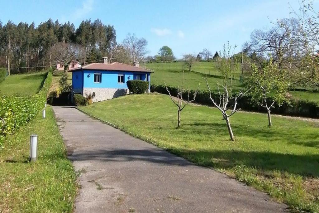 La Casa Azul De Lua Un Lugar Magico Villa Juncedo Buitenkant foto